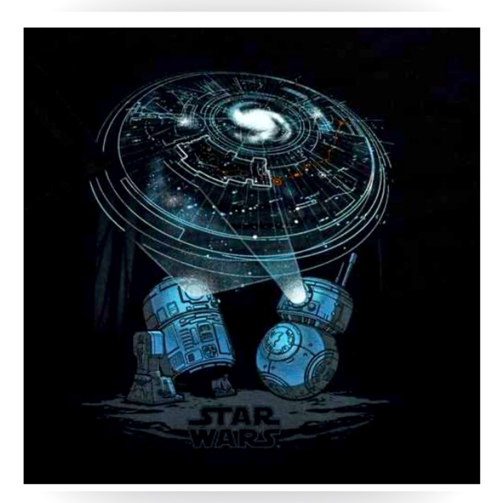POP TEES!💫STARWARS💫SMUGGLER’S BOUNTY DROIDS t-shirt 2XL BLACK 100%cotton💥NWT💥